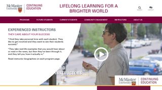McMaster Continuing Education