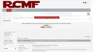 MCN Fantasy Road Race 2014 - anyone in for a league? - RCMF
