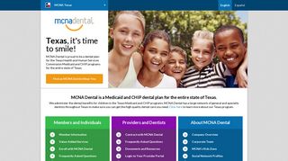 MCNA Dental: Texas Medicaid and CHIP: Home