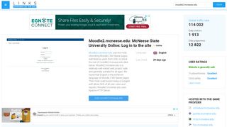 Visit Moodle2.mcneese.edu - McNeese State University Moodle: Log ...