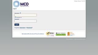 Log In - MyComplianceOffice
