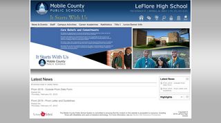 LeFlore High School: Latest News - Student Log-in for e-mail, iNow ...