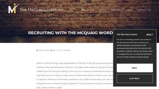 Recruiting With The McQuaig Word Survey - Blog