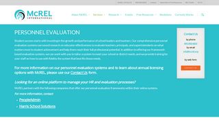 Personnel Evaluation - McREL International