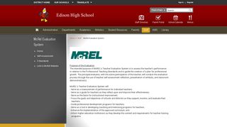 McRel Evaluation System / Home - Edison Township Public Schools