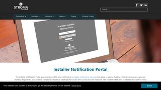 Installer Notification Portal - Stroma