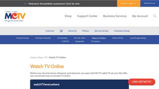Watch TV Online | Home TV Service - MCTV