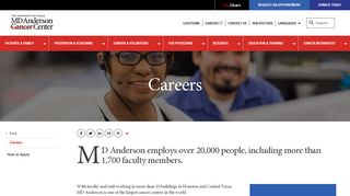 Careers | MD Anderson Cancer Center