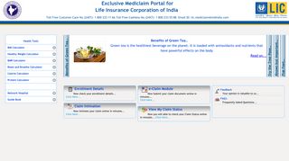 Exclusive Mediclaim Portal for Life Insurance Corporation of India ...
