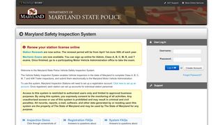 Maryland State Police: Motor Vehicle Inspection - Maryland.gov