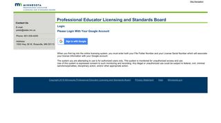 Educator Licensing
