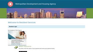 Login to MDHA Resident Services | MDHA - RENTCafe