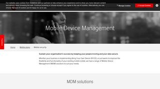 Mobile Device Management | Business | Vodafone UK