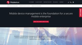 Mobile Device Management | MobileIron.com