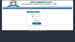 School/Office Login - ePunjab Schools
