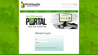 Member Inquiry | PhilHealth