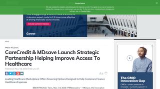 CareCredit & MDsave Launch Strategic Partnership Helping Improve ...