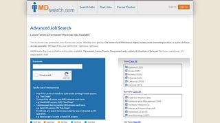Psychiatry Job | California | Locum Tenens 10299672 | MDSearch.com