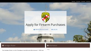 Maryland State Police | Firearm Registration