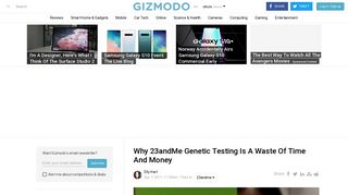 Why 23andMe Genetic Testing Is A Waste Of Time And Money ...