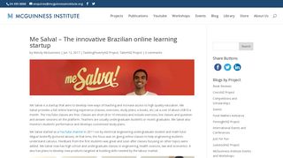 Me Salva! – The innovative Brazilian online learning startup ...