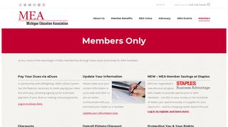 Members Only - Michigan Education Association