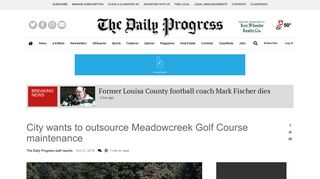 City wants to outsource Meadowcreek Golf Course maintenance ...