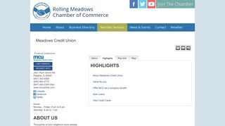 Meadows Credit Union | Financial Institutions - Member | Rolling ...