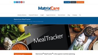 Meal Planning Software for Long Term Care | MatrixCare