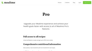 Pro Meal Planner | Mealime - Meal Planning App for Healthy Eating