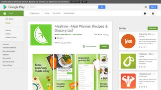 Mealime - Meal Planner, Recipes & Grocery List - Apps on Google Play