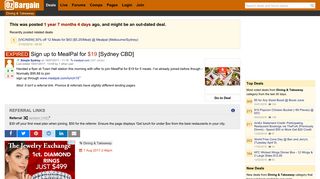 Sign up to MealPal for $19 [Sydney CBD] - OzBargain