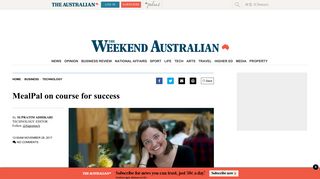 MealPal on course for success - The Australian