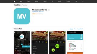 MealViewer To Go on the App Store - iTunes - Apple