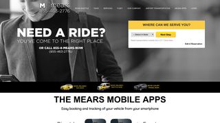 Download the Mears Taxi, Mears Globla & Mears Luxury Apps!
