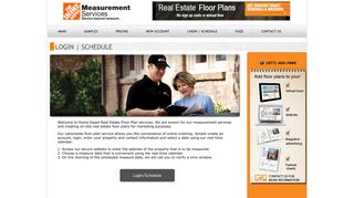 login | Schedule - Home Depot Measurement Services