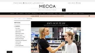 Careers | Join Our Team | MECCA