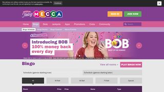 Play Bingo Games | Spend £10 & Get a £30 Bonus - MeccaBingo