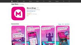Mecca Bingo on the App Store - iTunes - Apple