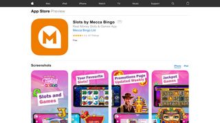 Slots by Mecca Bingo Games - iTunes - Apple