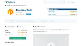 MechanicDesk Reviews and Pricing - 2019 - Capterra