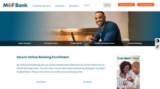 Online Banking Enrollment | M&F Bank