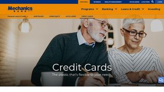 Credit Cards - Mechanics Bank