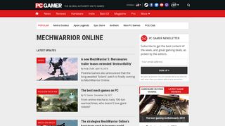 mechwarrior online | PC Gamer