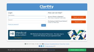 Clarity Appraisal Toolkit Login - Clarity Appraisals - Clarity Informatics