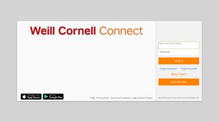 Weill Cornell Connect - Your secure online health connection