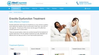 Erectile Dysfunction Treatment - MedExpress