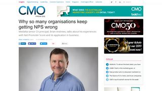 Why so many organisations keep getting NPS wrong - CMO Australia