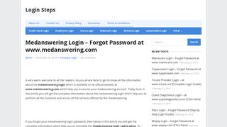 Medanswering Login – Forgot Password at www.medanswering ...