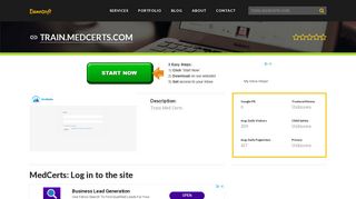 Welcome to Train.medcerts.com - MedCerts: Log in to the site